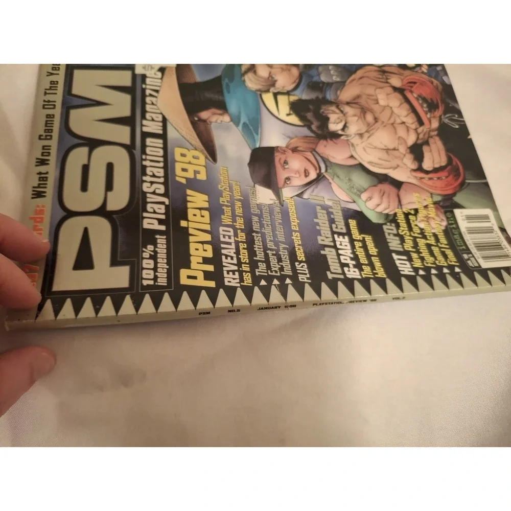 PSM #5 JAN 98 | RESIDENT EVIL 2 | LEON | PlayStation Magazine Issue 5 | Preview